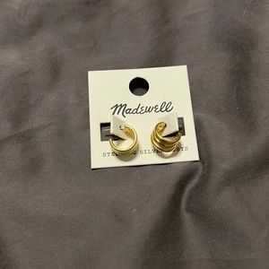 Madewell huggie hoop earrings